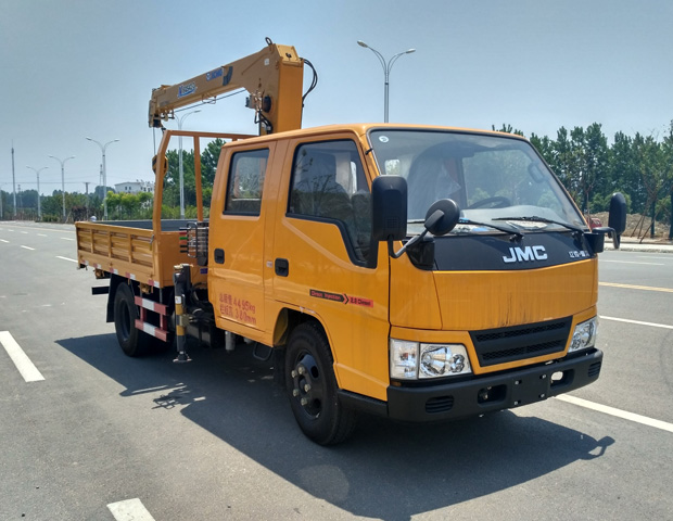 江鈴雙排藍(lán)牌隨車(chē)吊外觀圖片展示